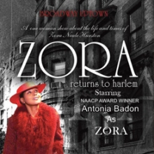 Detail of poster showing Antoniá Badón as Zora Neale Hurston