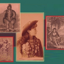 Sepia photos: Annie Oakley, Pioneer mother, Native American woman