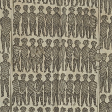 Detail from fold-out engraved image in Charles Crawford, Observations on Negro-Slavery (Philadelphia: Eleazer Oswald, 1790)