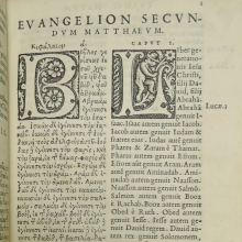 Nouum Testamentum Graece & Latine (Paris, Printed by Charlotte Guillard, 1543), Peter Way Collection