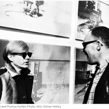 Andy Warhol and Pontus Hultén