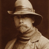 Sepia portrait of Edward Curtiss