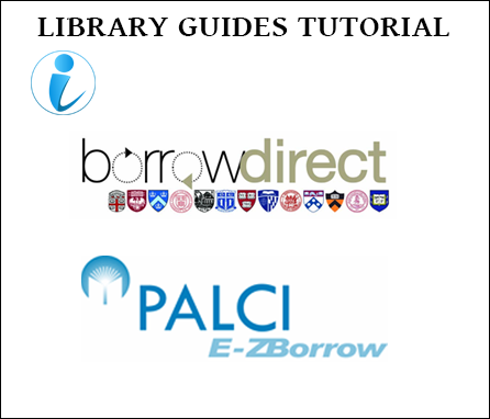 BorrowDirect, E-ZBorrow & Interlibrary Loan