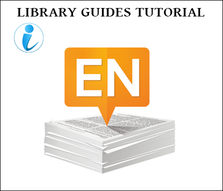 Citation management tools: EndNote